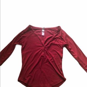 NoBo Red Long-Sleeved, Form Fitting Dress Shirt